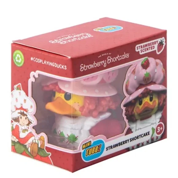 Strawberry Shortcake Mini Tubbz Scented Rubber Duck Collectible Figurine NWT - Picture 2 of 6